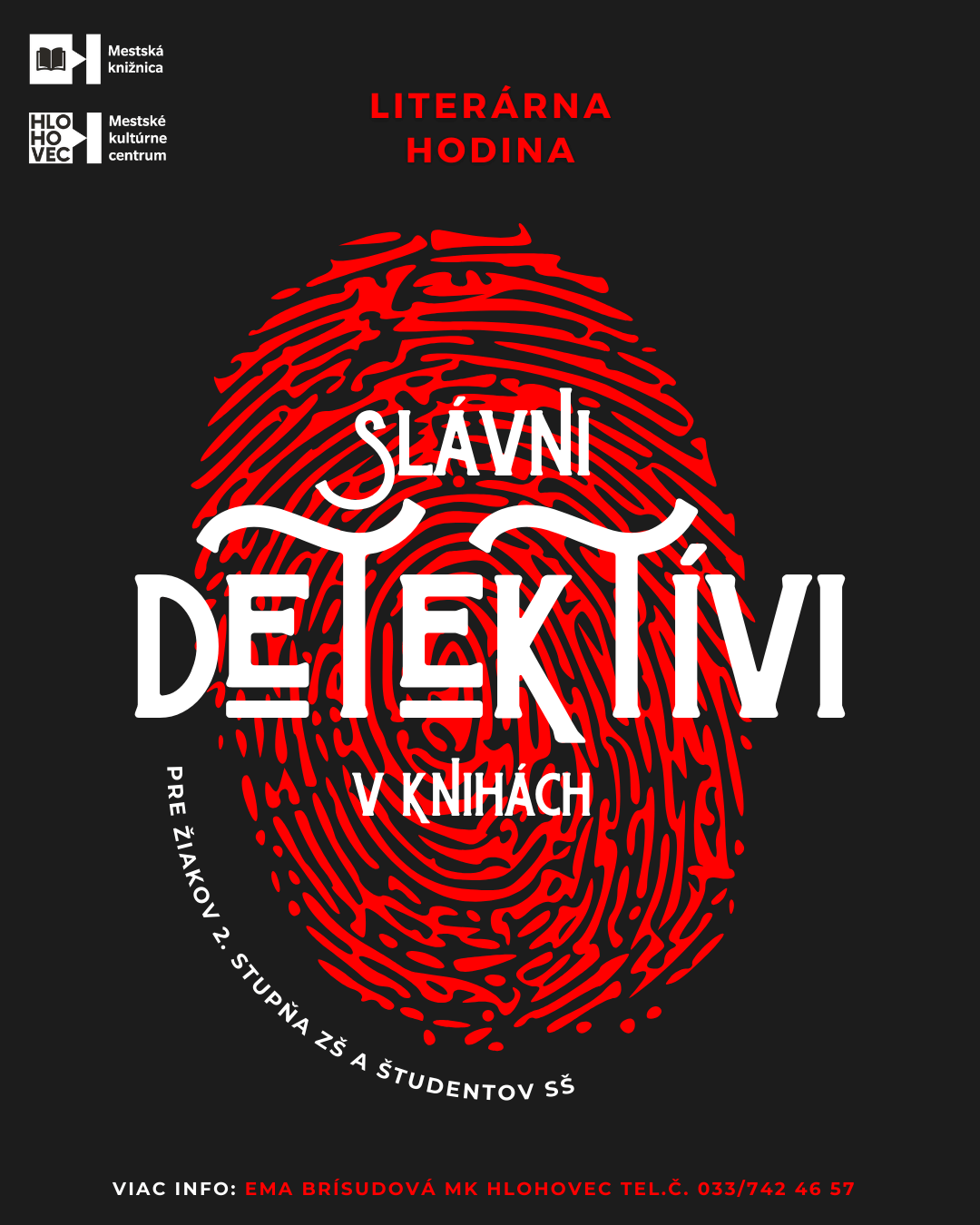 Podujatie slávni detektívovia